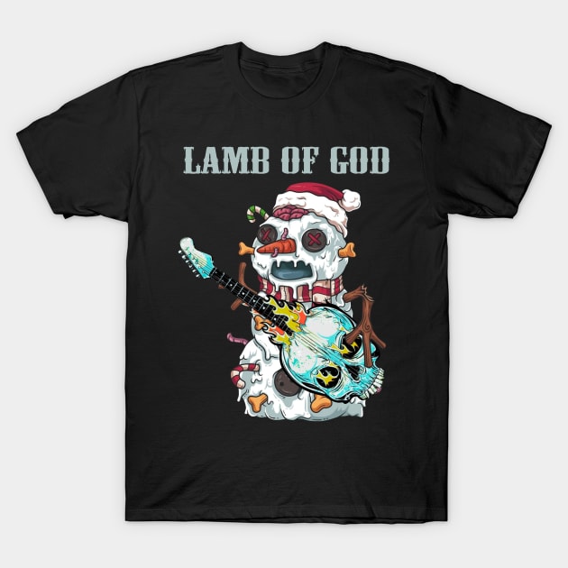 LAMB OF GOD BAND XMAS T-Shirt by a.rialrizal